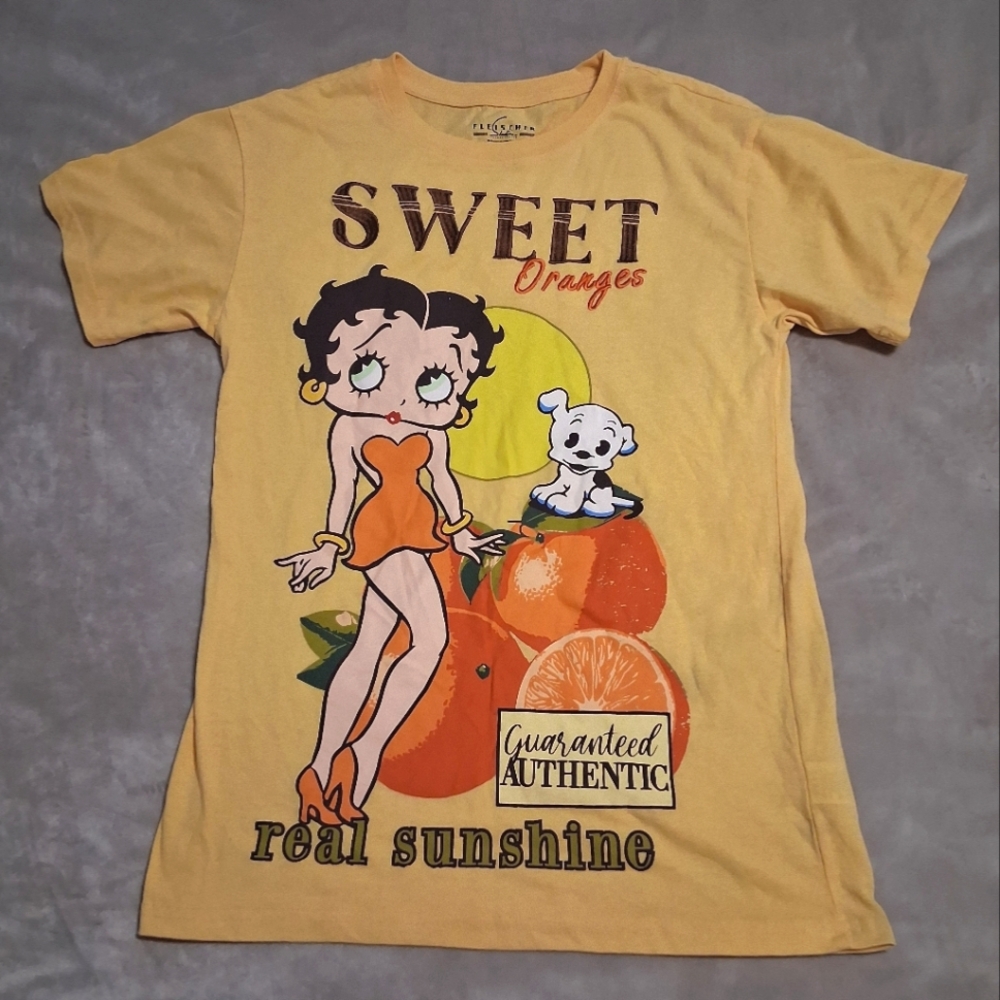 Betty Boop Sweet Oranges Fleischer Studios Sz S